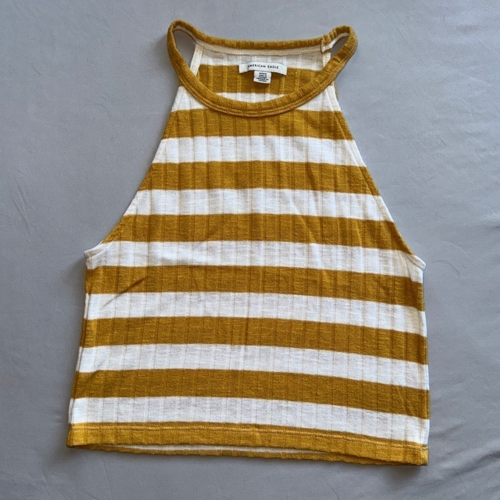Striped Halter Top Tank